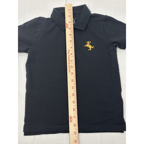 Giordano Junior Boys Black Short Sleeve Polo 120 cm Preppy 6-7 Years - Picture 5 of 7
